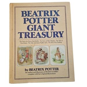 Beatrix Potter Giant Treasury by Beatrix Potter, Derrydale Books, HC - very good